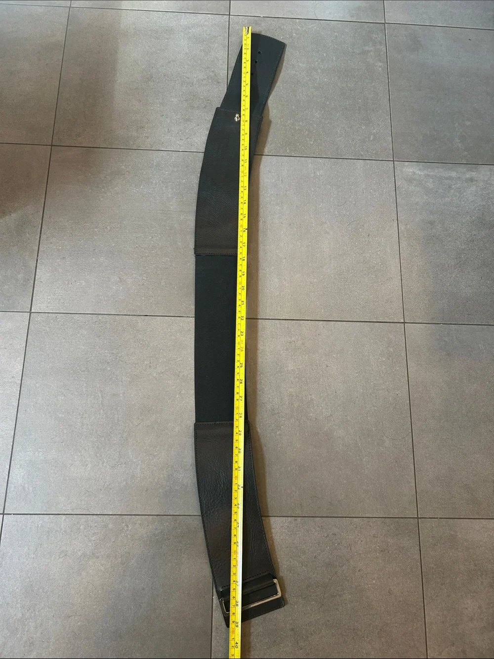 Brave Black Leather Belt
